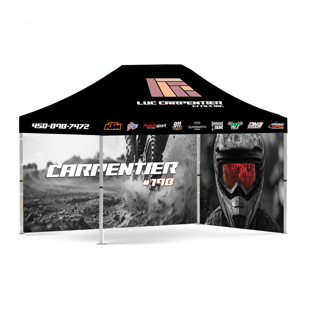 Tente 10x15 (personnalisable)